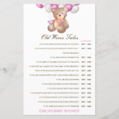 お年寄り妻が赤ちゃんのシャワーを答えて語る (正面)