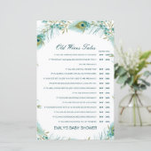 お年寄り妻が赤ちゃんのシャワーを答えて語る (スタンド正面)