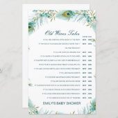 お年寄り妻が赤ちゃんのシャワーを答えて語る (正面/裏面)