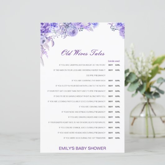 お年寄り妻が赤ちゃんのシャワーを答えて語る (スタンド正面)