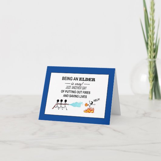 「お年寄り、ありがとう！」 二つ折りサンキューカード サンキューカード (正面)