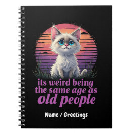 お年寄風変わりりと同じ年だ ノートブック