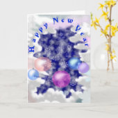 お年賀状 カード (黄色い花)