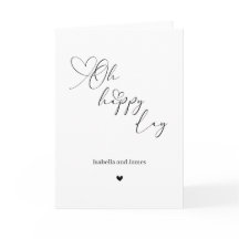 お幸せな一日 ハートの装飾の結婚式 