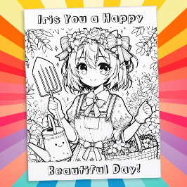 . .お幸せな美しい日を過ごそう | カラーリングページ