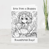 . .お幸せな美しい日を過ごそう | カラーリングページ カード (正面)