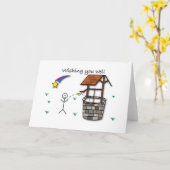 お幸せに カード (黄色い花)