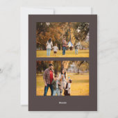 お幸せに…ホリデおもしろいーフォトカード シーズンカード (裏面)