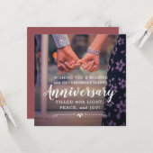 お幸せ賛美な記念カードをお願い カード (正面/裏面インサイチュ)