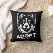 お店で買わないで保護犬を迎えよう 3 クッション (ブランケット)