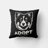 お店で買わないで保護犬を迎えよう 3 クッション (裏面)