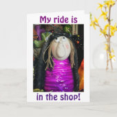 お店に乗る/出来なかった恋しく思ことわざ幸せ誕生日 カード (黄色い花)