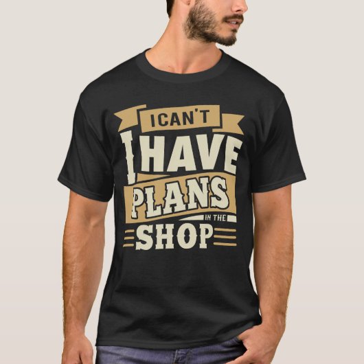 お店のハンディマンデザインに予定が入らない Tシャツ (正面)