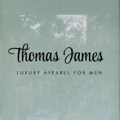 お店の名前 おしゃれな署名スクリプト ウィンドウサイン