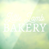 お店の名前 ウィンドウクリング ベーカリーサイン 白 ウィンドウサイン (シート3)