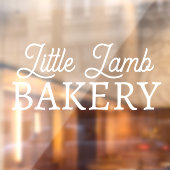 お店の名前 ウィンドウ クリング ベーカリー サイン 白 ウィンドウサイン (シート2)