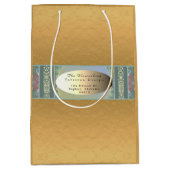 お店の名前/住所 フローラル＆ゴールド ギフトバッグ (正面)