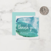 お店の名店有難う封筒つき ノートカード (正面/裏面インサイチュ)