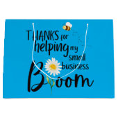 お店の成長を手助けしてくれてありがとう ギフトバッグ (正面)