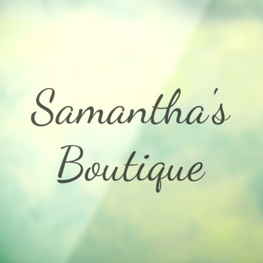 お店の窓用にカスタマイズされたウィンドウクリング ウィンドウサイン (シート3)