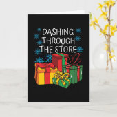 お店を駆け抜けて カード (黄色い花)