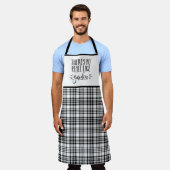 お庭にちょうどふさわしい エプロン (着用した状態)