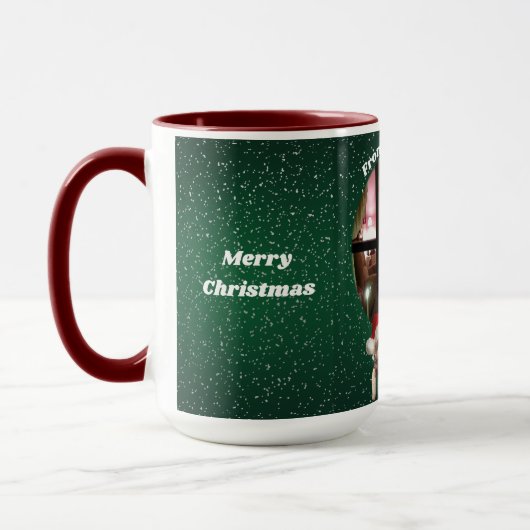 お弁当からメリークリスマスマグ マグカップ (左)