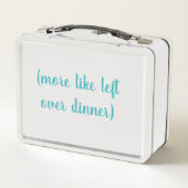 お弁当のユーモアが自慰的な メタルランチボックス (裏面)