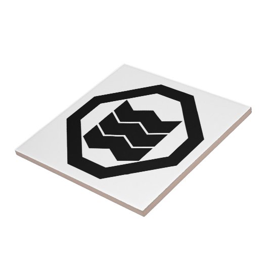 お式の三文字の縮み形の漢字 タイル (側面)