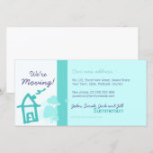 お引越しおめでとう フォトカード 案内状 (正面/裏面)