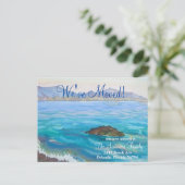 お引越ししました 新住所のお知らせ シースケープ 案内ポストカード (スタンド正面)