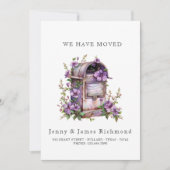 お引越ししました - 新住所 メールボックス フラワーズ 案内状 (正面)