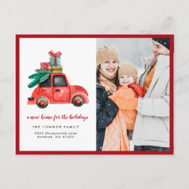 お引越しのお知らせ | あなたの新しい家で過ごすホリデーシーズン 案内ポストカード