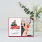 お引越しのお知らせ | あなたの新しい家で過ごすホリデーシーズン 案内ポストカード (スタンド正面)