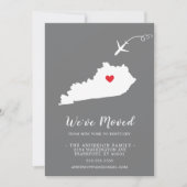 お引越しのお知らせ | ケンタッキー州 招待状 (正面)