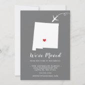 お引越しのお知らせ | ニューメキシコ州 招待状 (正面)