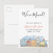 お引越しのお知らせ 新住所通知 転居 案内ポストカード (正面/裏面)