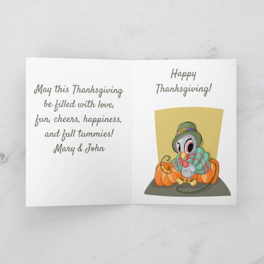 お役に立ててありがとう サンキューカード (内部)