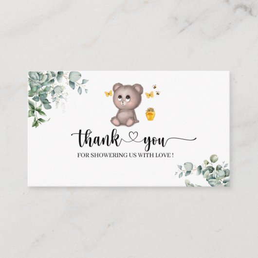 お待ちいただ感謝していける エンクロージャーカード (正面)