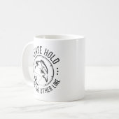 お待ちください コーヒーマグカップ (正面左)