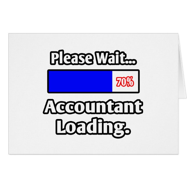 お待ちください…Accountant Loading (正面横)