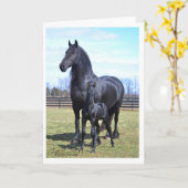 お待ちしております。お母様の日 カード (黄色い花)