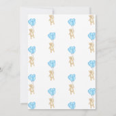 お待ち遠さん！男子ベビーシャワー 招待状 (裏面)