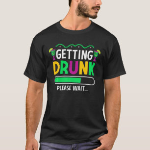 お待ち飲いただく – Mardi Grasパーティービール Tシャツ