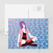 「お待ち」はがき ポストカード (正面/裏面)