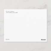 お待ち – 励ましのポストカード ポストカード (裏面)