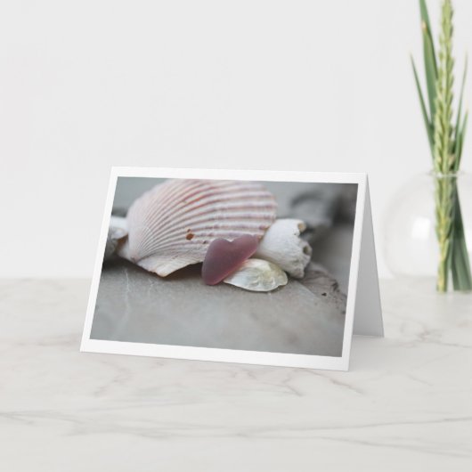 お後を追前のハートを見つけろバレンタインのカード シーズンカード (正面)