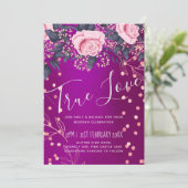 お得なウェディング メタリック ローズゴールド ピンク フラワー (スタンド正面)