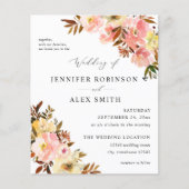 お得なキャンディピンク フラワー ウェディング 予算に優しい チラシ (正面)