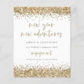 お得なゴールドグリッター新年の冒険エンゲージメント (正面)